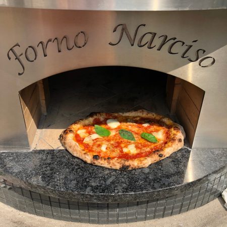 Neapolitan Pizza fresh from a Forno Nardona oven.