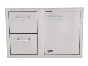 Lion BBQ Grill Door and Drawer Combo for outdoor kitchen storage.