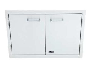 BBQ Premium Grill Accessories - a double door with towel rack.