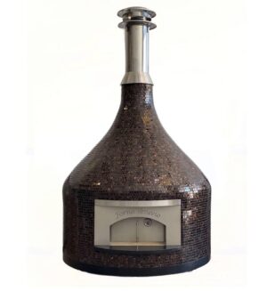 Forno Nardona's Vesuvio Pizza Oven in Copper Tile on white background