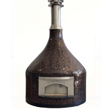 Forno Nardona's Vesuvio Pizza Oven in Copper Tile on white background