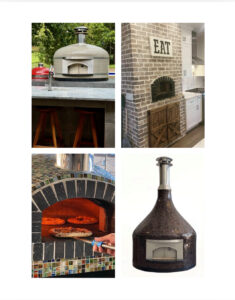 4 different styles of Forno Nardona ovens: things to consider when buying a brick oven include style like the Napoli, Minimalist like the Rustico, Grandure like the Vesuvio, or maybe inside?
