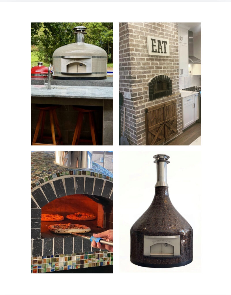 4 different styles of Forno Nardona ovens: things to consider when buying a pizza oven include style like the Napoli, Minimalist like the Rustico, Grandure like the Vesuvio, or maybe inside?