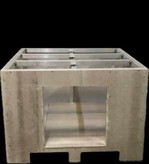 Backyard Pizza Oven Installation Done Right: Unfinished square base for a Forno Nardona oven