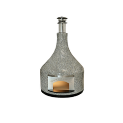 The Forno Nardona Vesuvio in light grey mix tile.